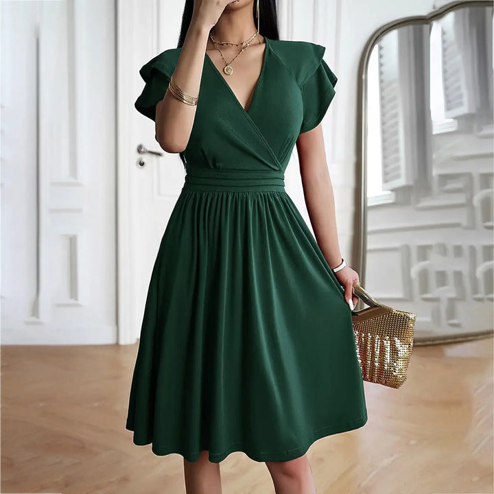 LS | Women Timeless A-Line Midi Dress Lion Style