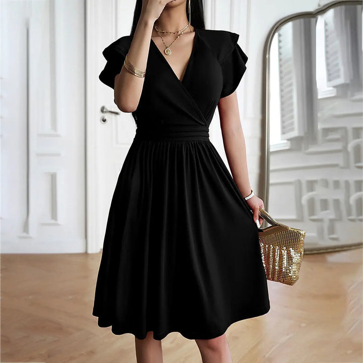LS | Women Timeless A-Line Midi Dress Lion Style