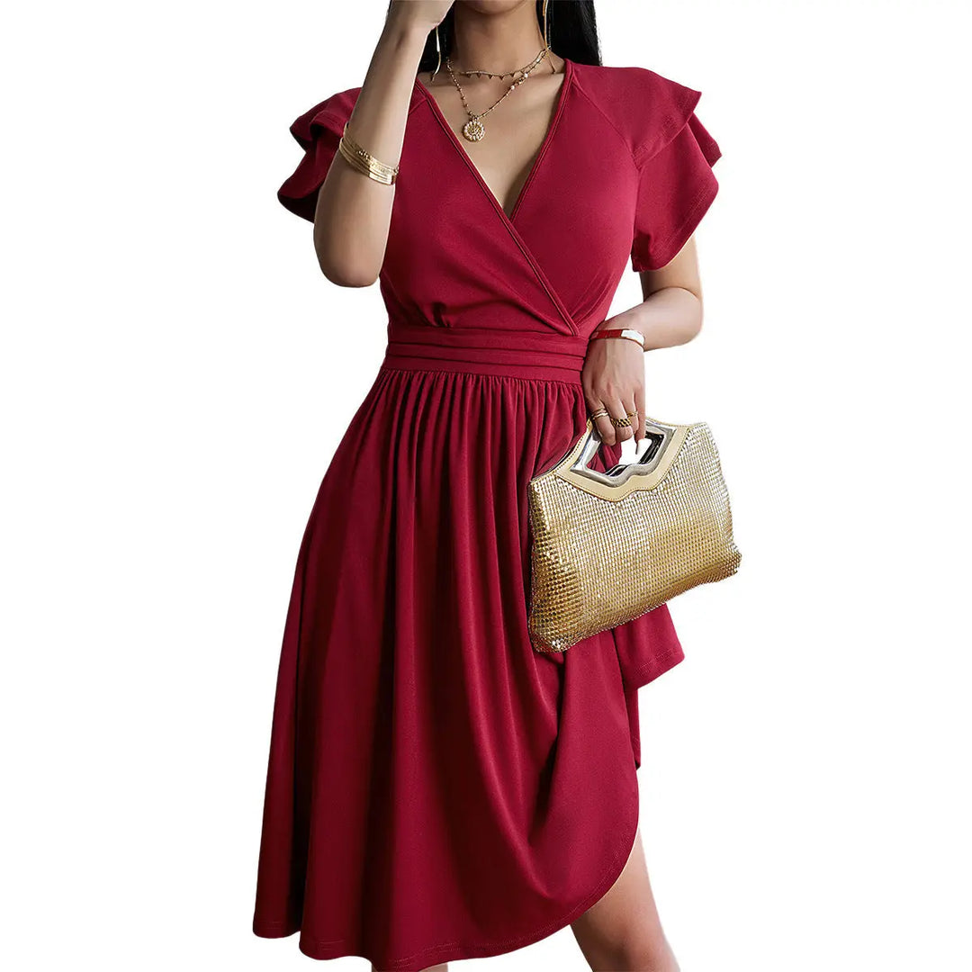LS | Women Timeless A-Line Midi Dress Lion Style