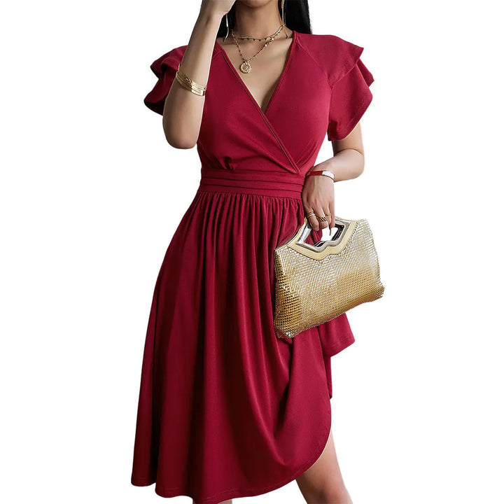 LS | Women Timeless A-Line Midi Dress Lion Style