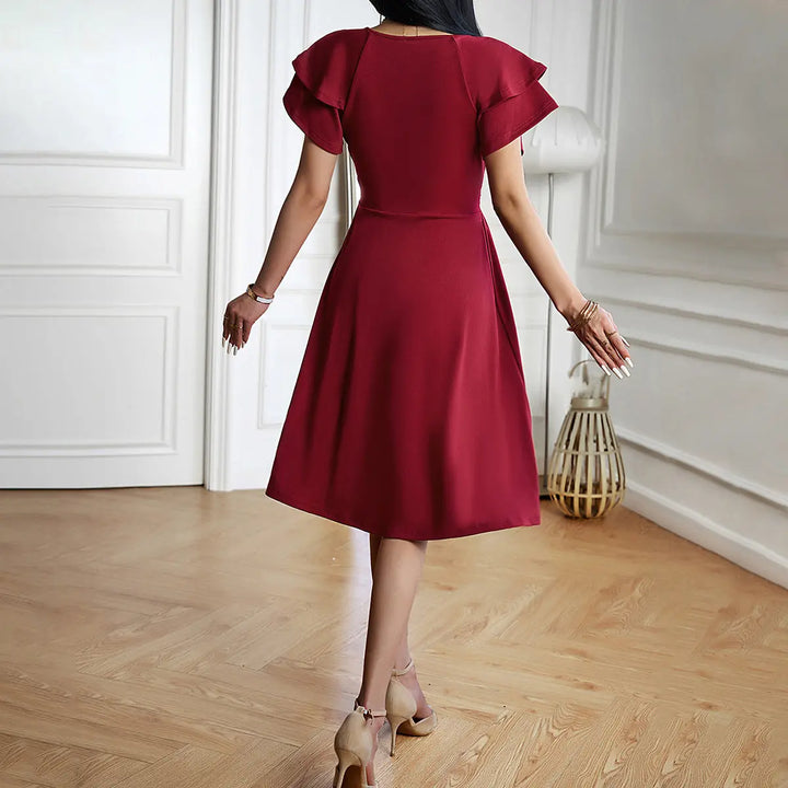 LS | Women Timeless A-Line Midi Dress Lion Style