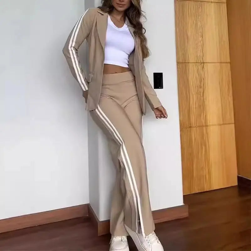 LS | Women Trend Sport Pants Set Lion Style