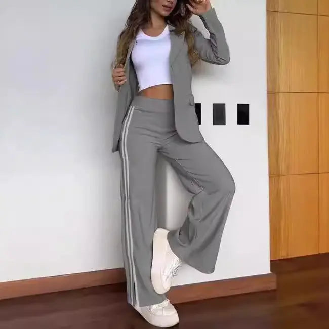 LS | Women Trend Sport Pants Set Lion Style