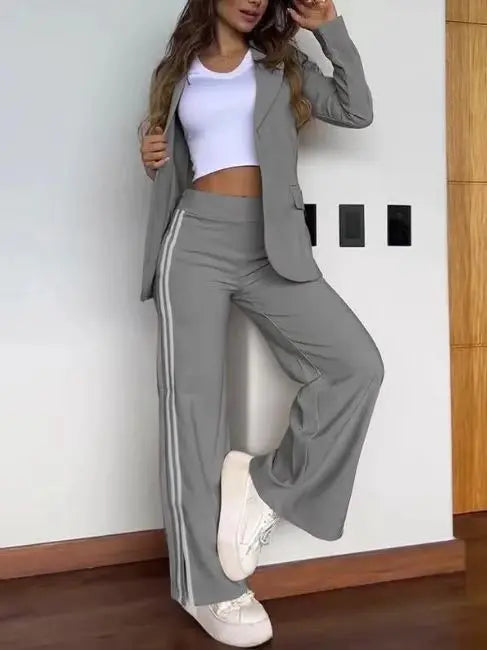 LS | Women Trend Sport Pants Set Lion Style