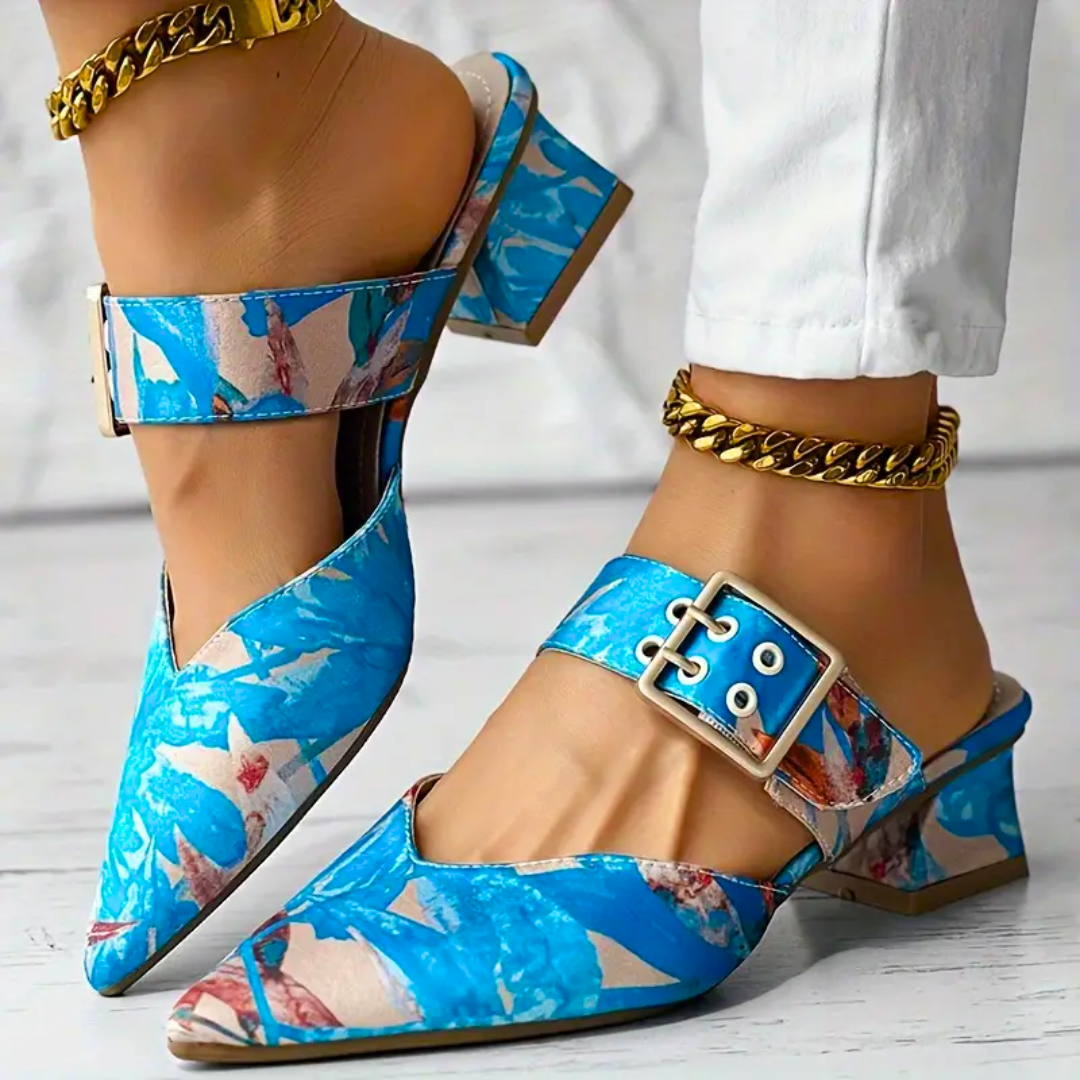 LS | Women Trendy Abstract Heels Lion Style