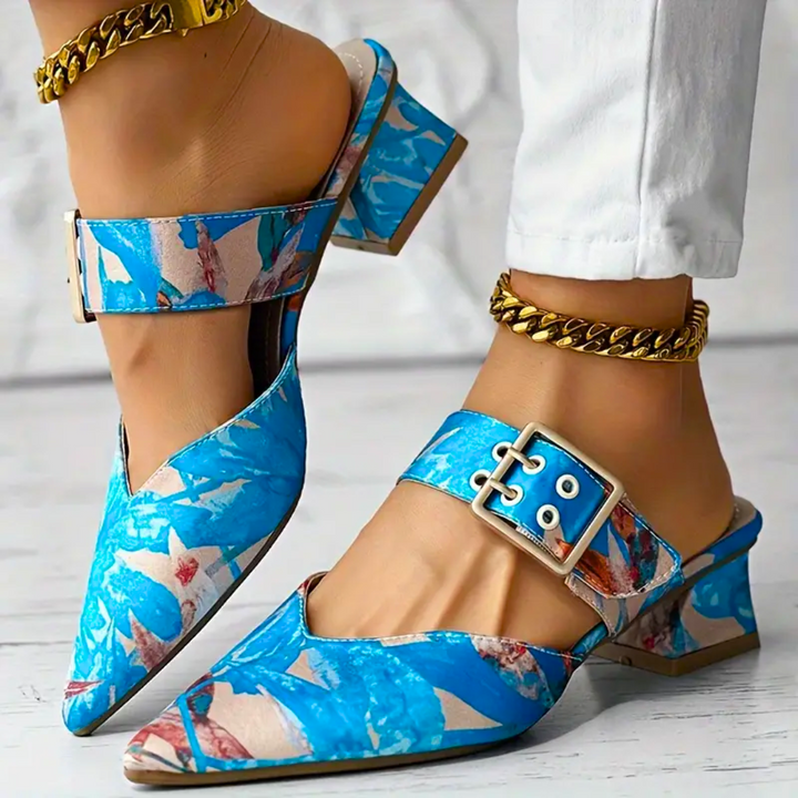LS | Women Trendy Abstract Heels Lion Style