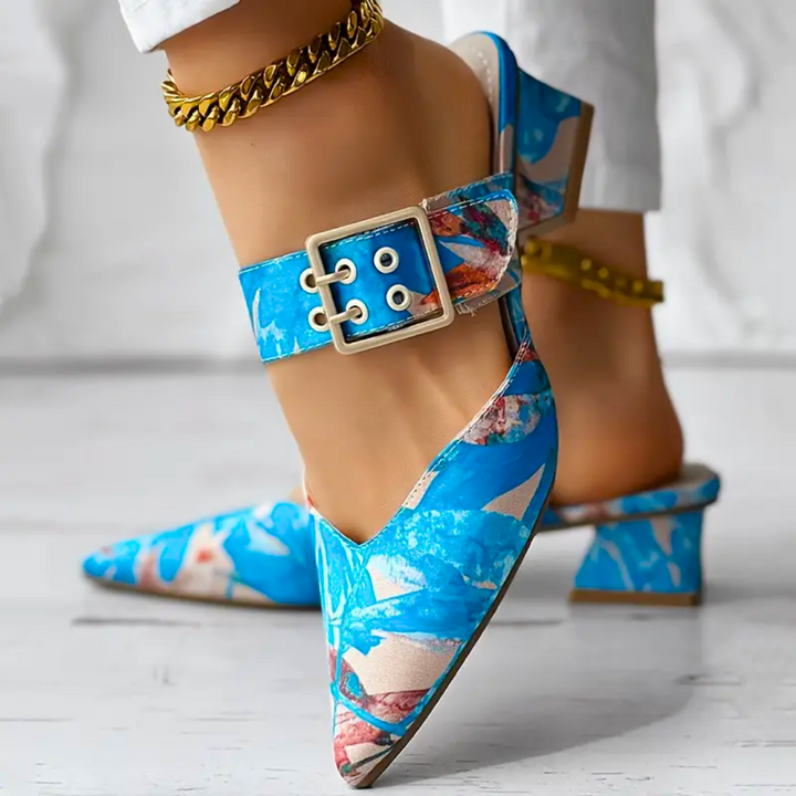LS | Women Trendy Abstract Heels Lion Style