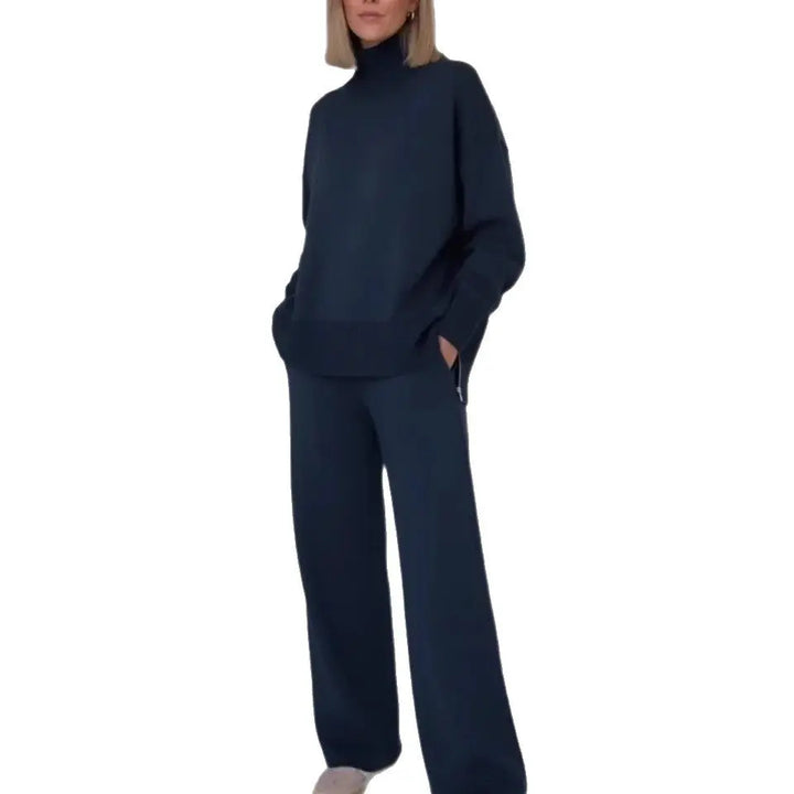 LS | Women Turtleneck Lounge Two Piece Set Lion Style