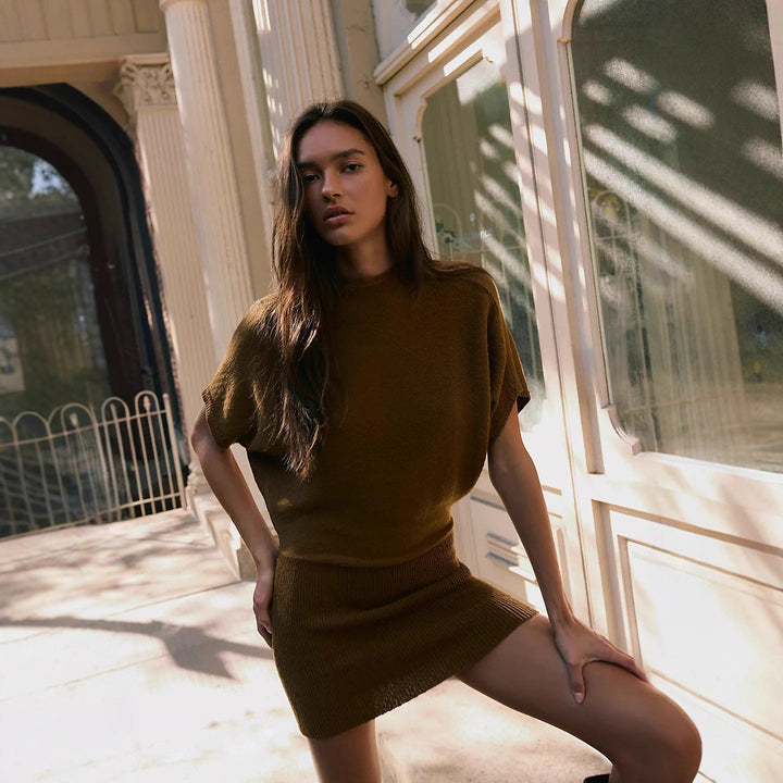 LS | Women Urban Knit Dress Lion Style