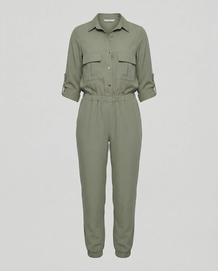 LS | Women Utility Style Jumpsuit Lion Style