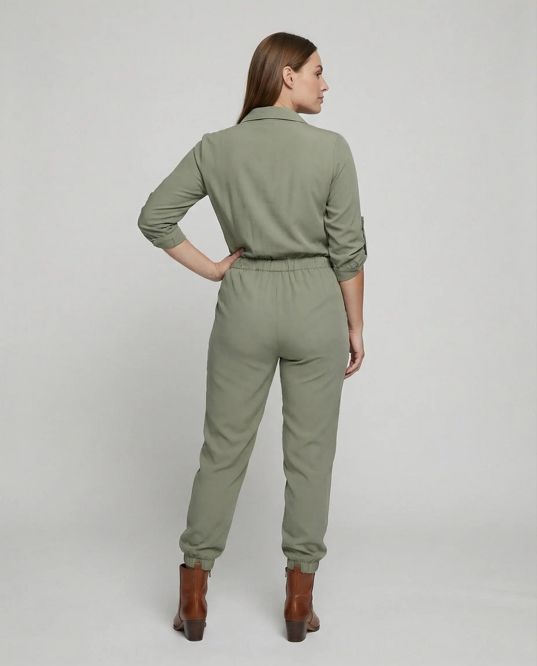 LS | Women Utility Style Jumpsuit Lion Style