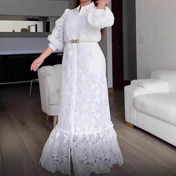 LS | Women Vintage Lace Maxi Dress