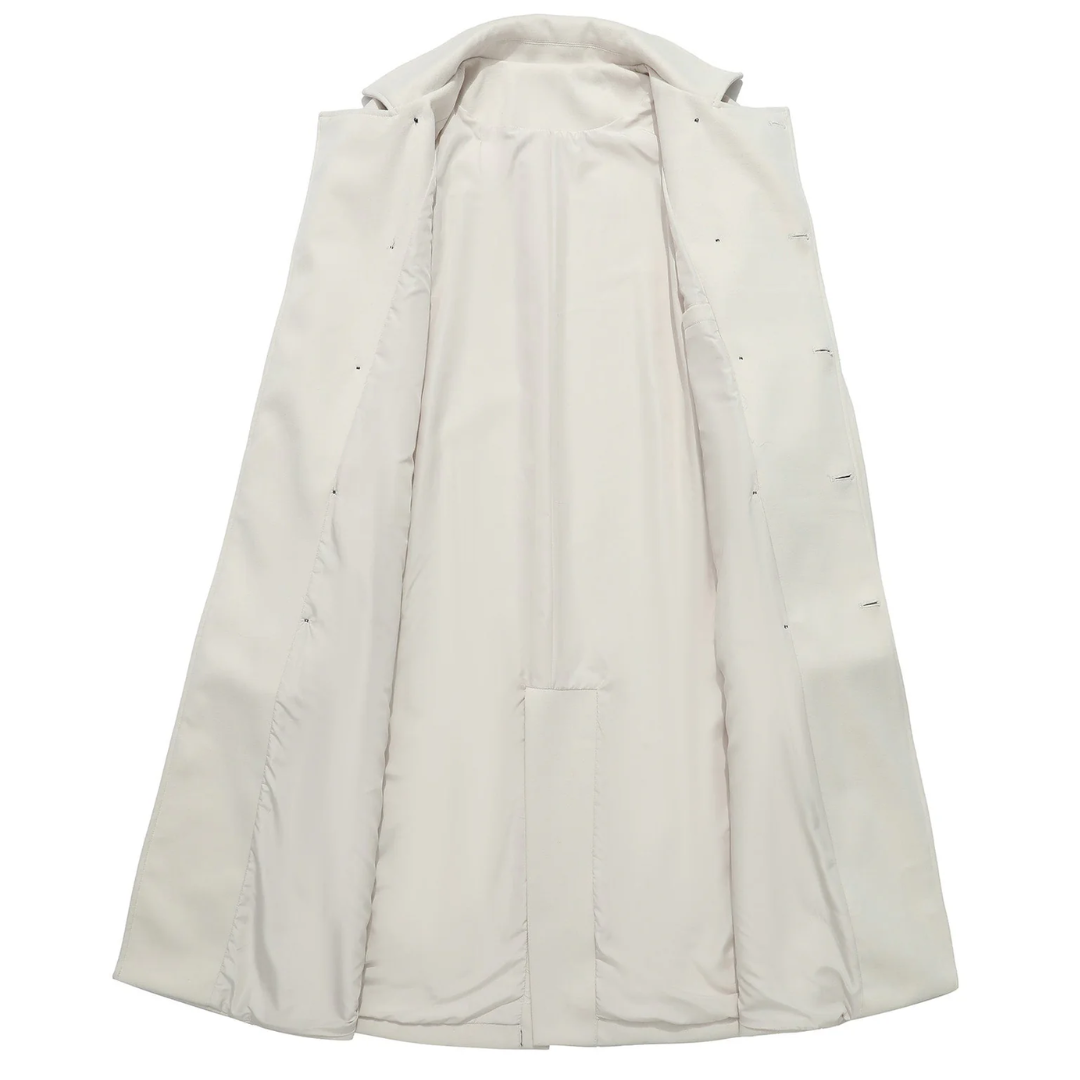 LS | Women Wool Blend Double Breasted Trench Coat