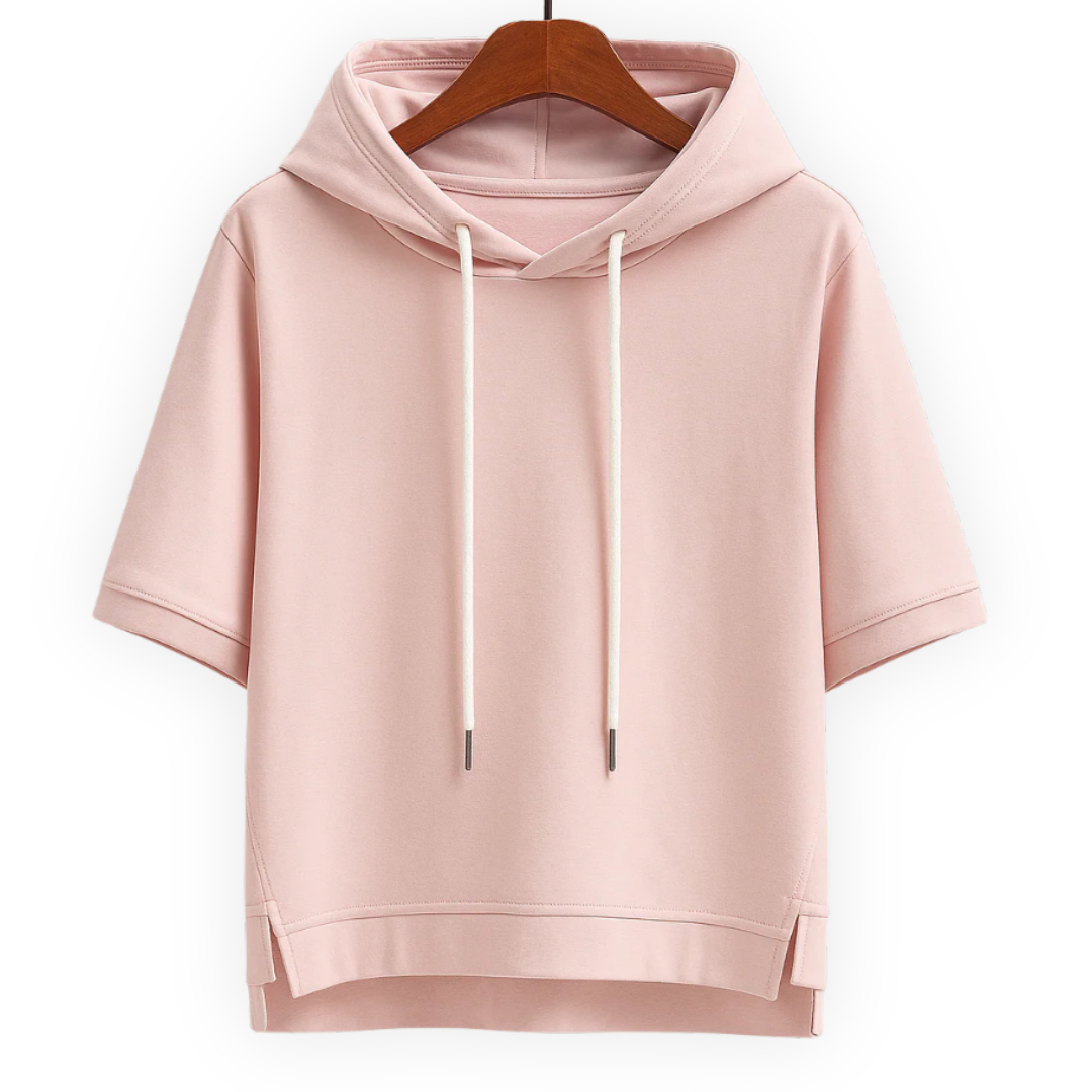 LS | Women’s Basic Style Short Sleeve Hoodie