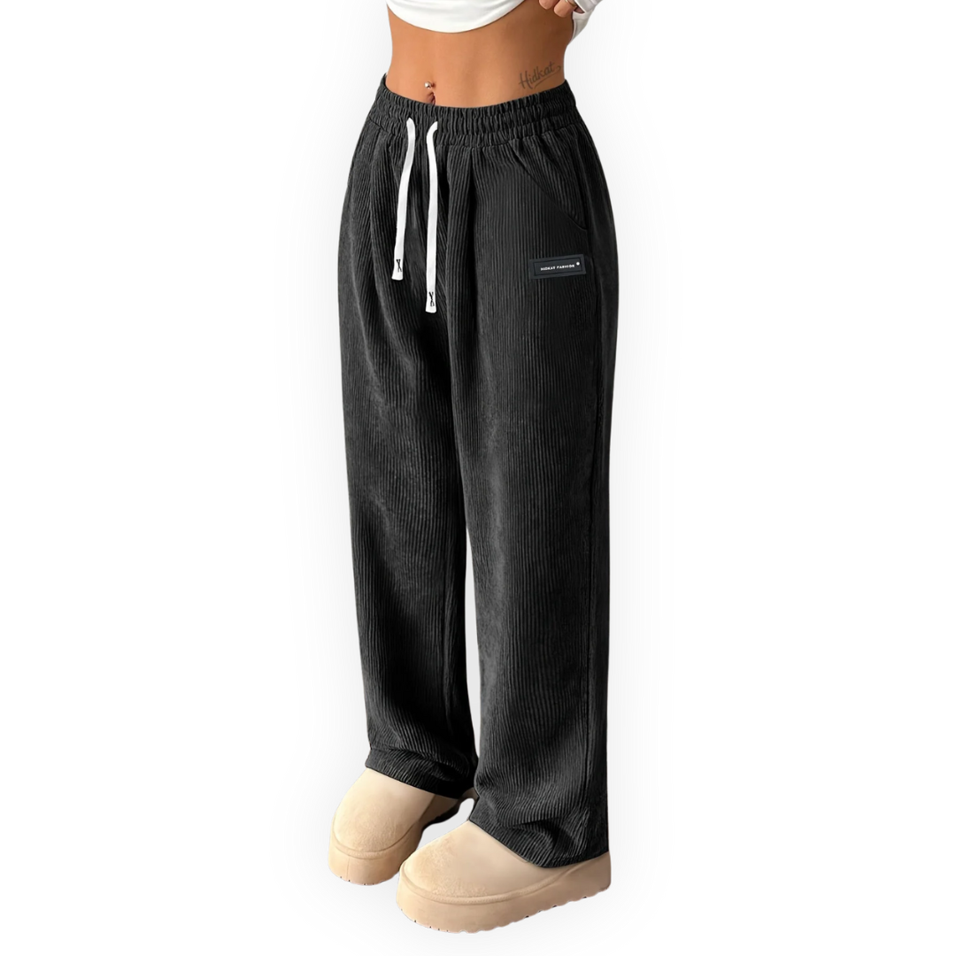 LS | Women’s Corduroy Wide Leg Pants Lion Style