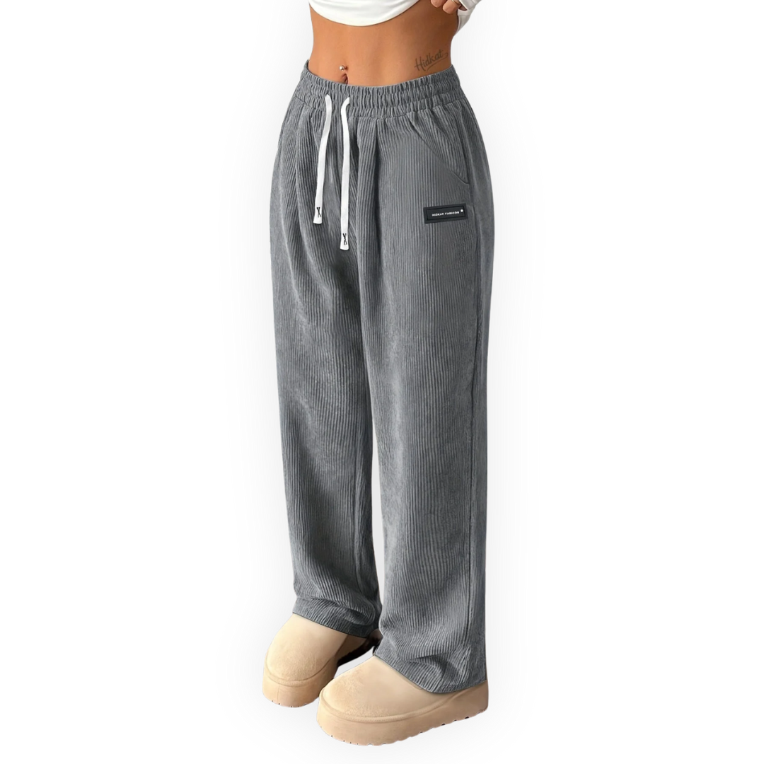 LS | Women’s Corduroy Wide Leg Pants Lion Style