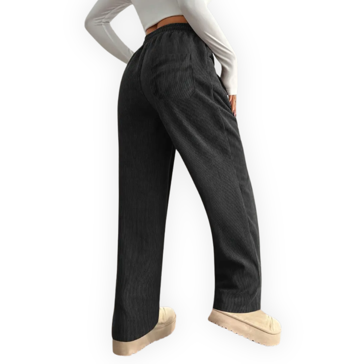 LS | Women’s Corduroy Wide Leg Pants Lion Style