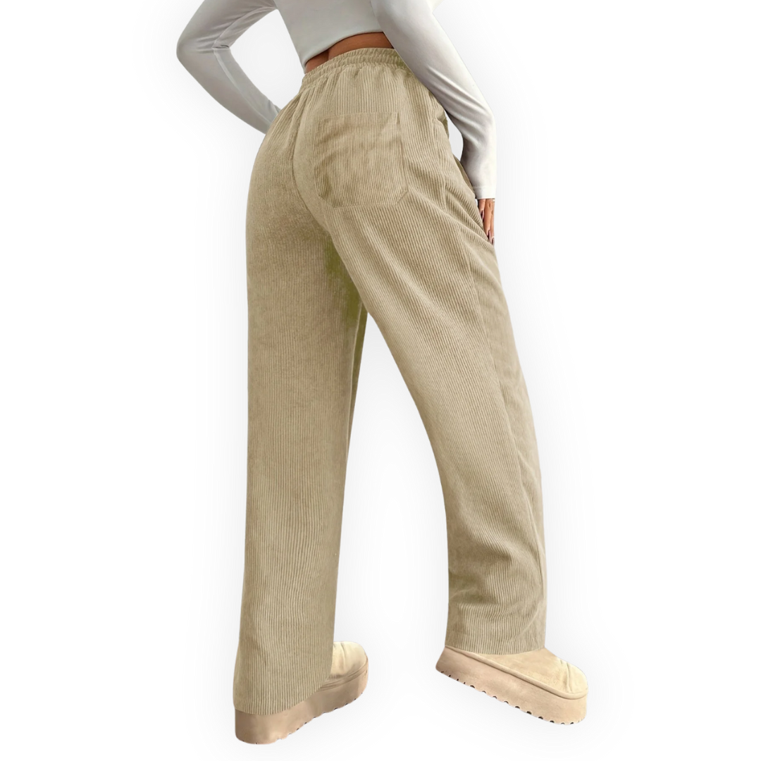 LS | Women’s Corduroy Wide Leg Pants Lion Style