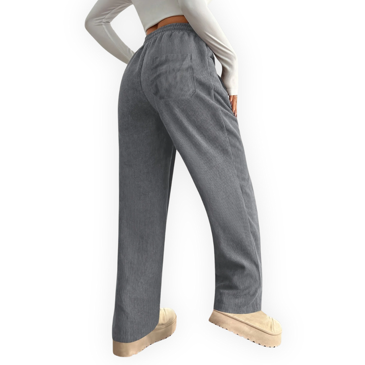LS | Women’s Corduroy Wide Leg Pants Lion Style