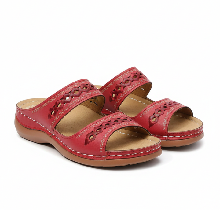 LS | Women Orthopedic Comfort Slides Lion Style