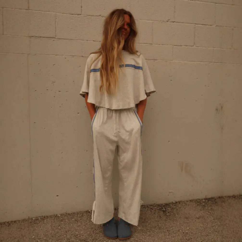 LS | Women Breezy Stripe Lounge Set Lion Style