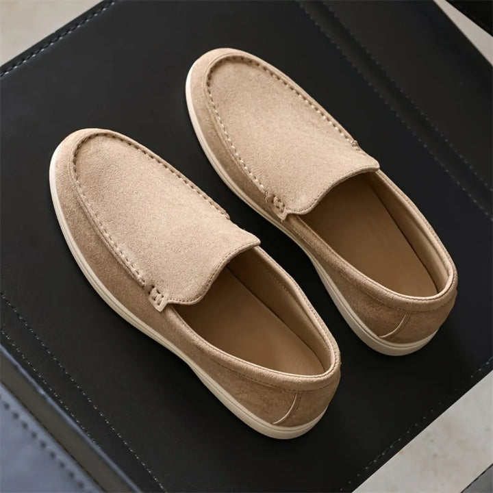 Lester Suede Slip-On Loafers
