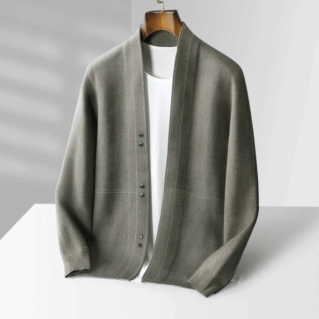 Liam Virgin Wool Cardigan