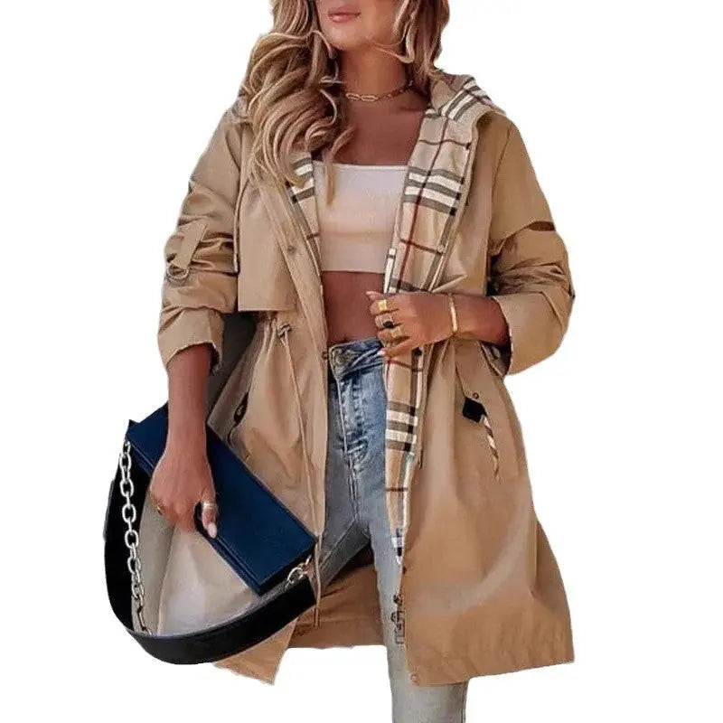 LS | Women Everyday Utility Trench Coat Lion Style