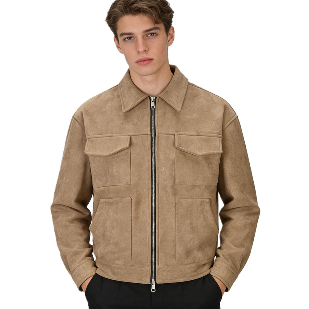 Lion Style | Carter Suede Cargo Jacket Lion Style