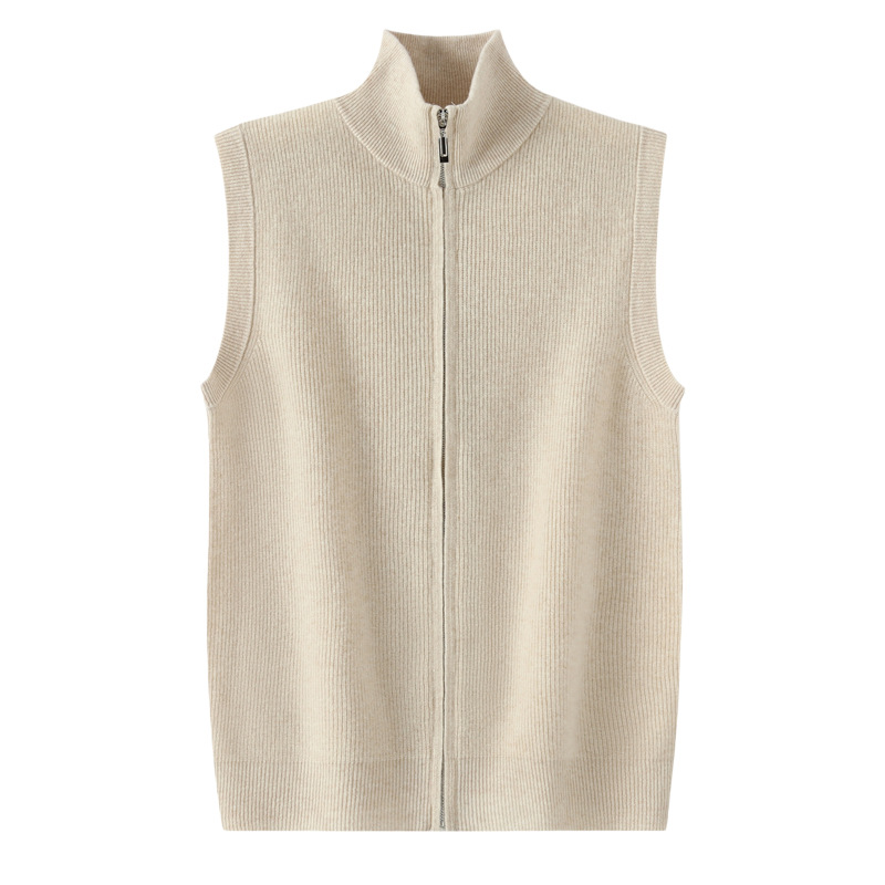 Lion Style | Clark Wool Full-Zip Knit Vest Lion Style