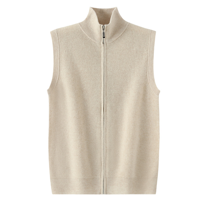 Lion Style | Clark Wool Full-Zip Knit Vest Lion Style