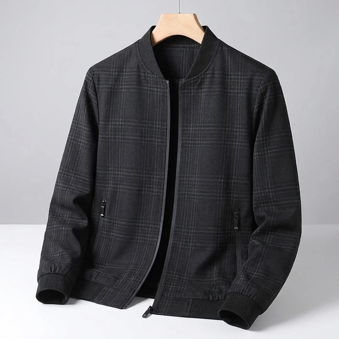 Lion Style | Eric Plaid Bomber Jacket Lion Style