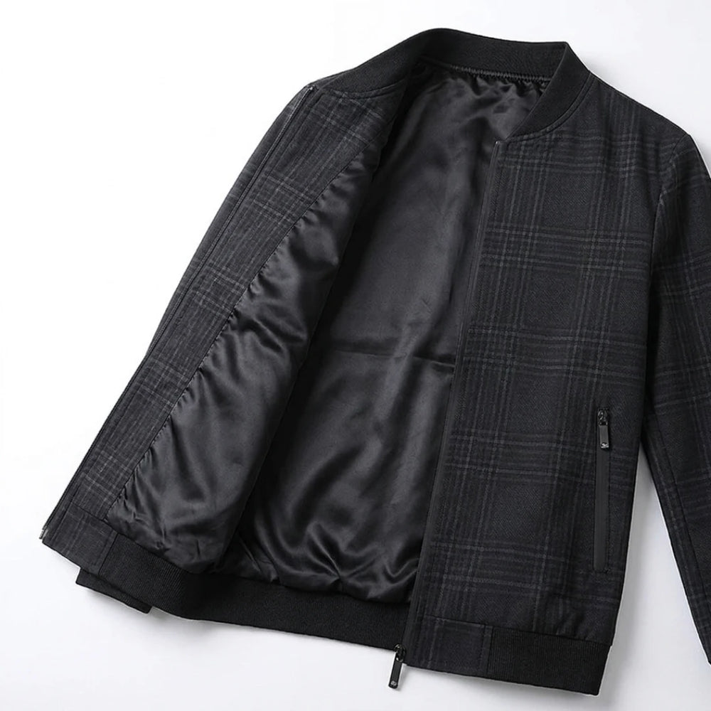 Lion Style | Eric Plaid Bomber Jacket Lion Style
