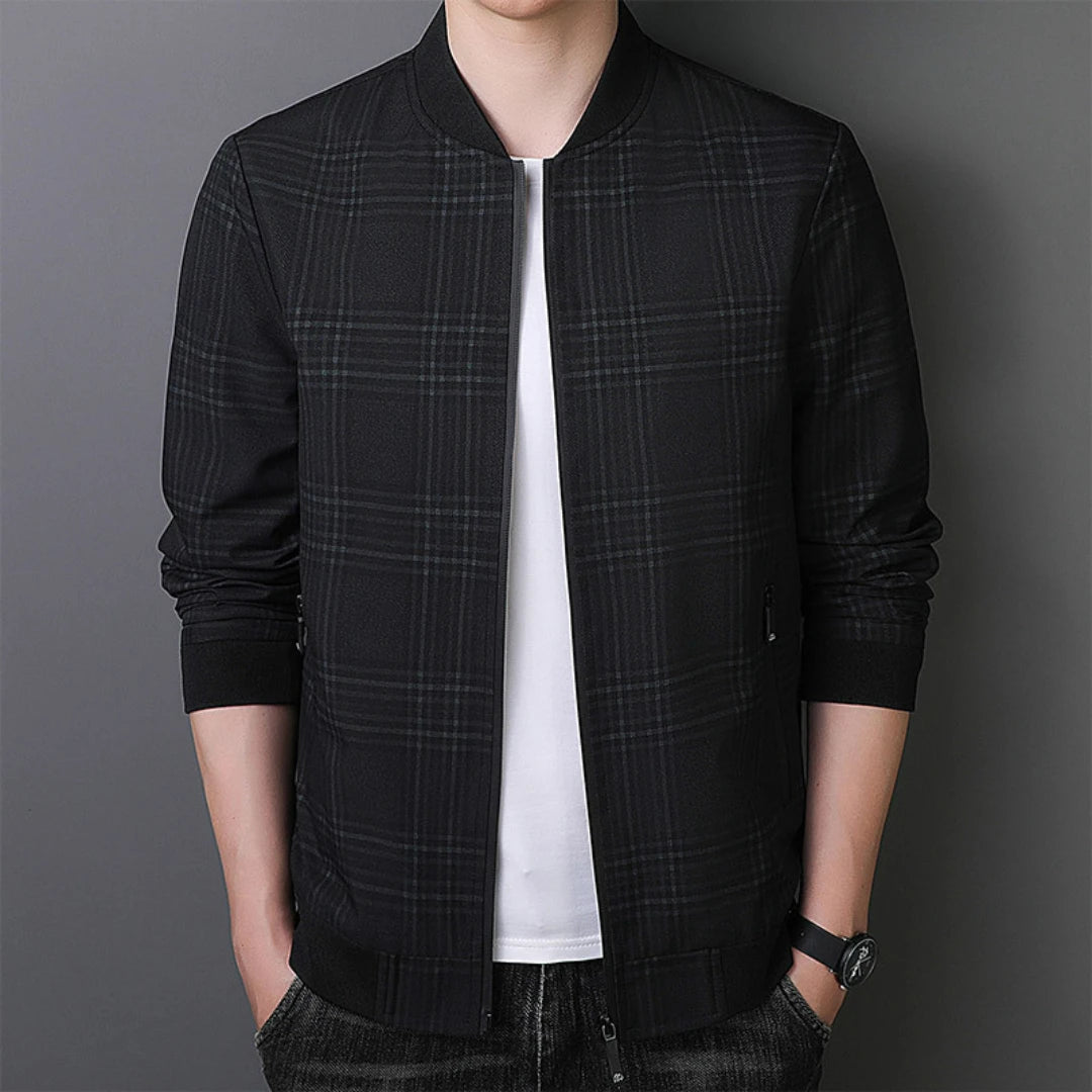 Lion Style | Eric Plaid Bomber Jacket Lion Style