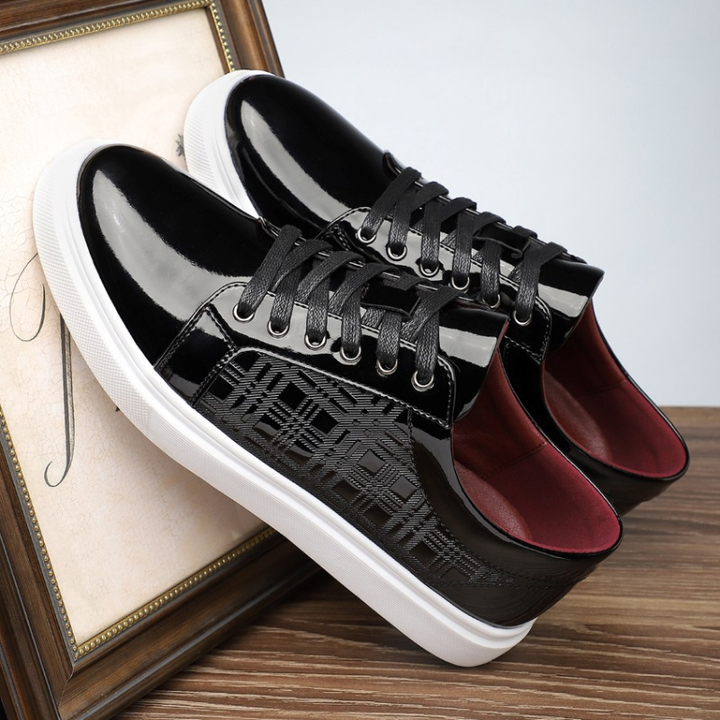 Lion Style | Luciano Handwoven Leather Sneakers Lion Style