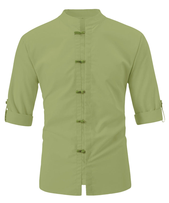 Lion Style | Men’s Artisan Mandarin Shirt