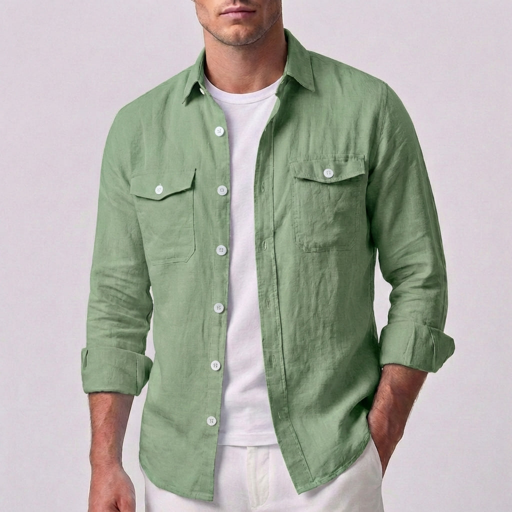 Lion Style | Men’s Dual Pocket Button Shirt