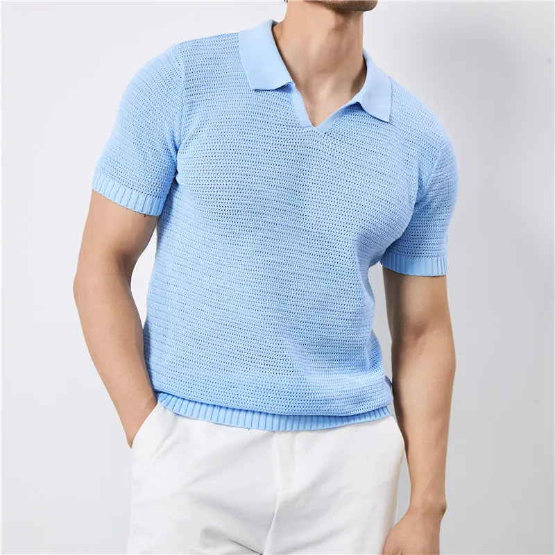 Lion Style | Men’s Knit Summer Polo