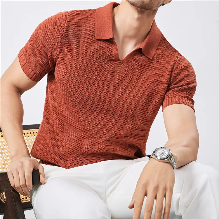 Lion Style | Men’s Knit Summer Polo