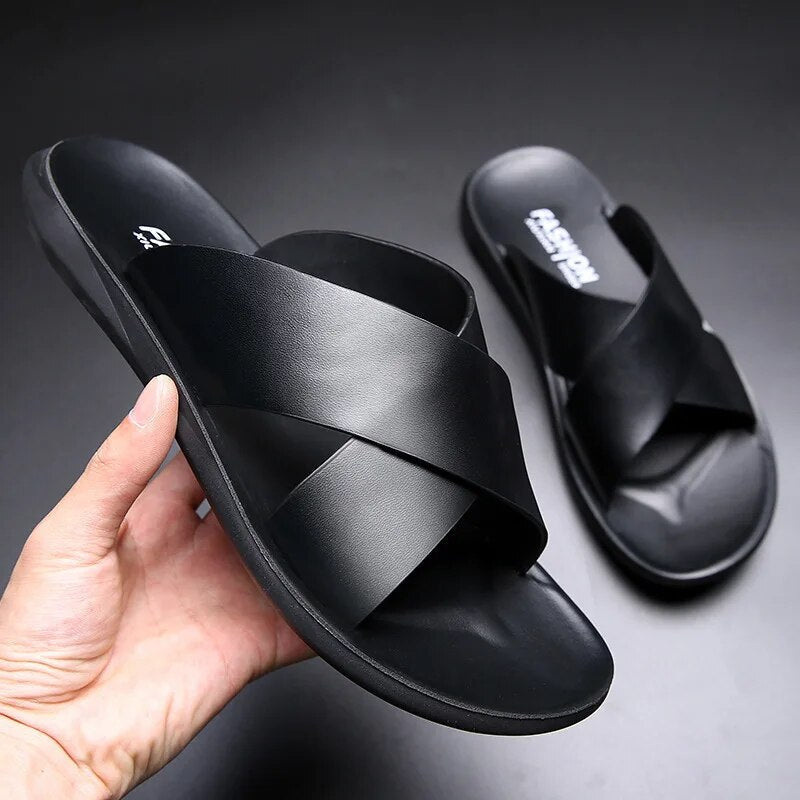Lion Style | Men’s Leather Orthopedic Sandals