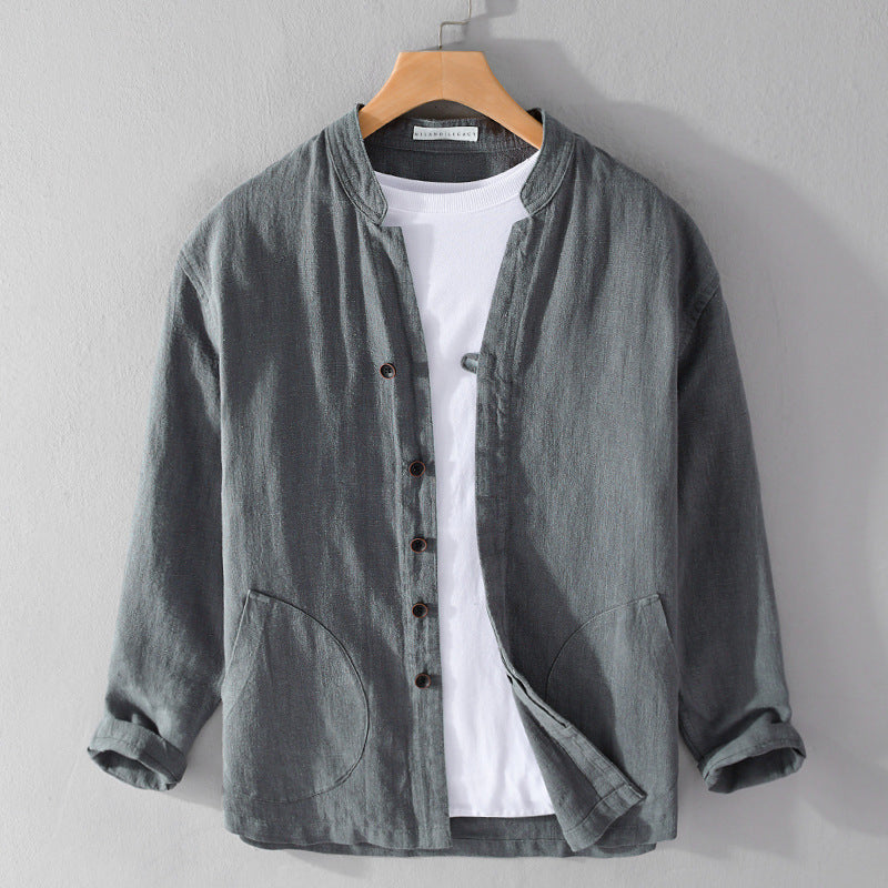 Lion Style | Men’s Mandarin Collar Shirt