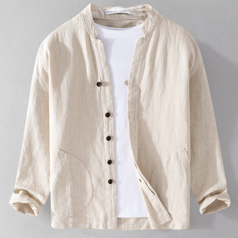 Lion Style | Men’s Mandarin Collar Shirt