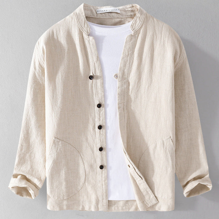 Lion Style | Men’s Mandarin Collar Shirt
