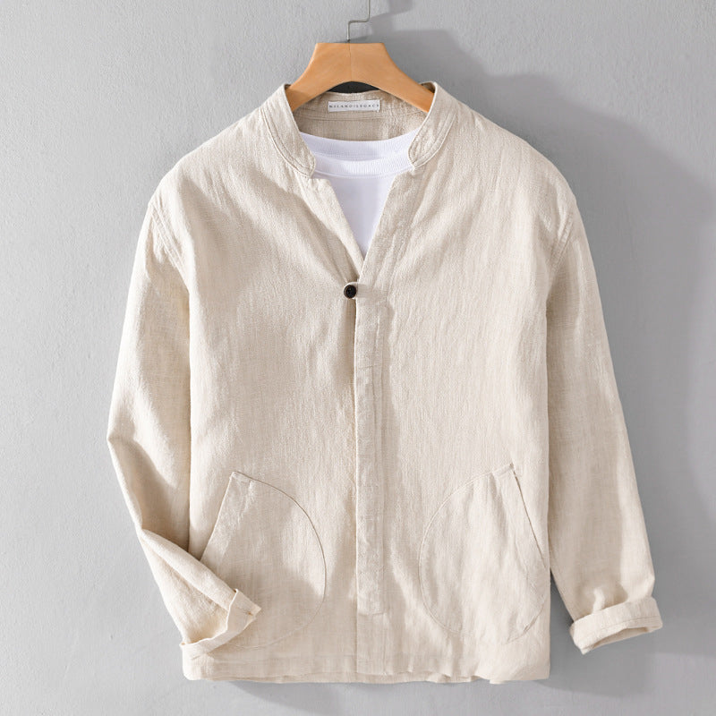 Lion Style | Men’s Mandarin Collar Shirt