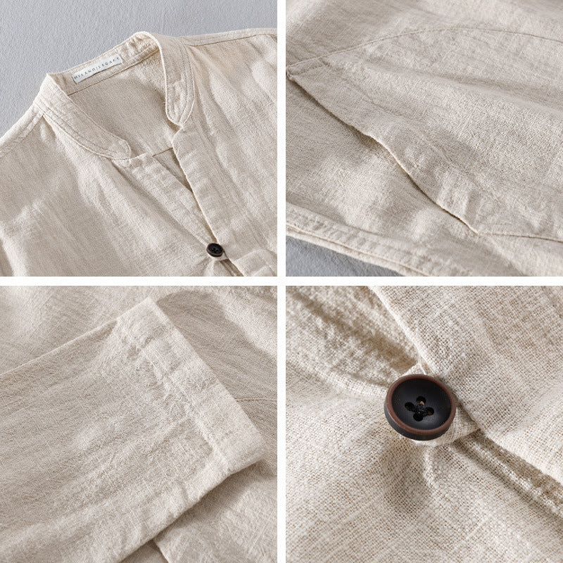 Lion Style | Men’s Mandarin Collar Shirt