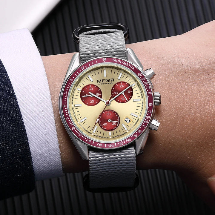 Lion Style | Men’s Megir Strap Watch