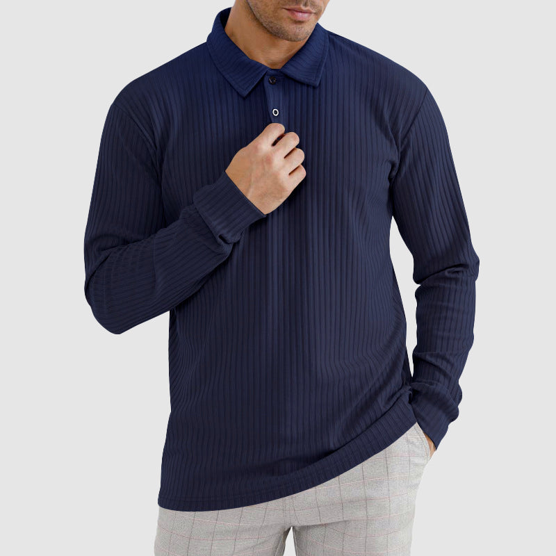 Lion Style | Men’s Minimalist Long Sleeve Polo