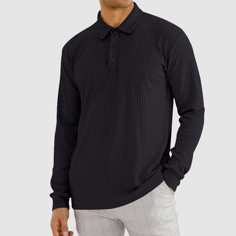 Lion Style | Men’s Minimalist Long Sleeve Polo