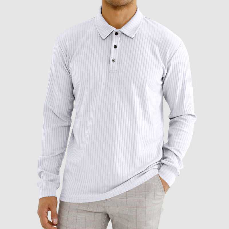 Lion Style | Men’s Minimalist Long Sleeve Polo