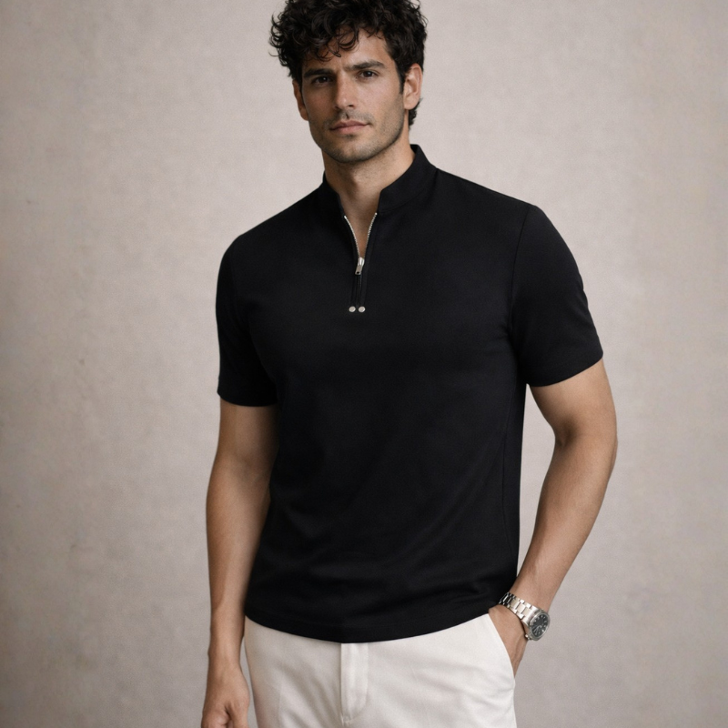 Lion Style | Men’s Quarter Zip Polo